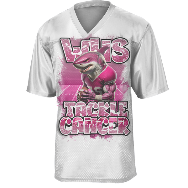 PinkOut Tackle Cancer Football Jersey