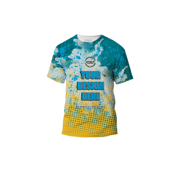 All-Over Premium Digital Print T-Shirt - exPress it! Creations