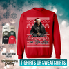 Cancel Christmas Sweatshirt - Knit Background