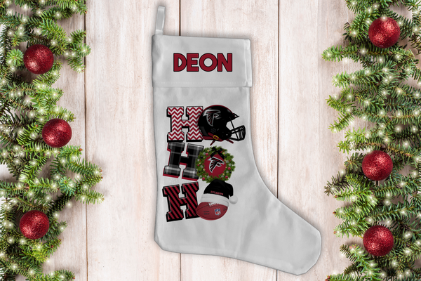 HoHoHo Football Stocking