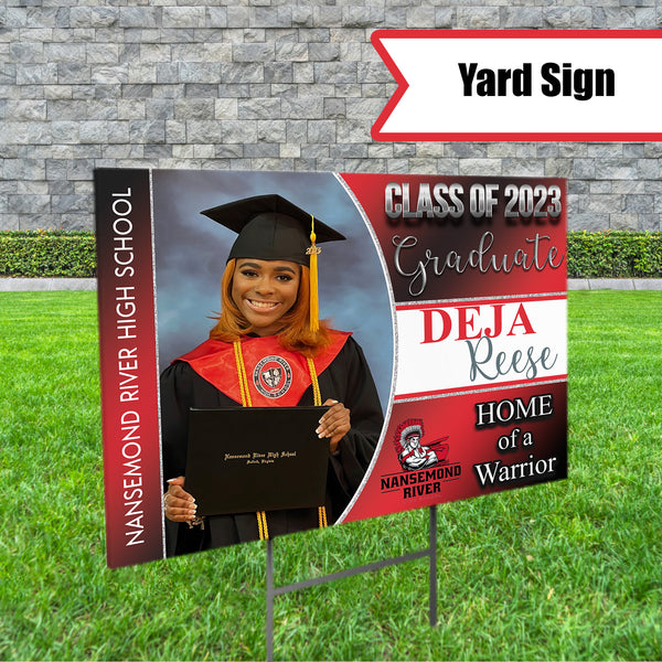 Half Circle Graduation Yard Sign