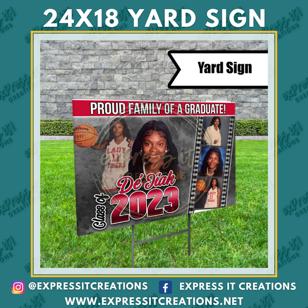 Film Strip Graduation Yard Sign