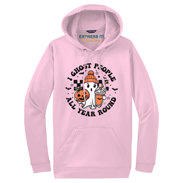 👻🌸 "I Ghost People" Pinktober Edition Tee & Hoodie 🌸👻