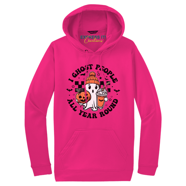 👻🌸 "I Ghost People" Pinktober Edition Tee & Hoodie 🌸👻