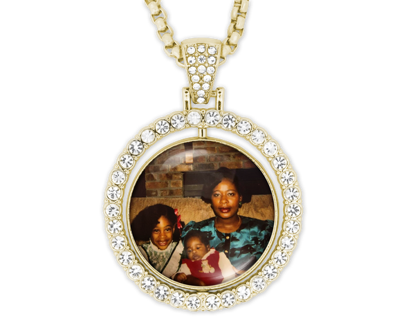 Circle Pendent Photo Necklace - exPress it! Creations