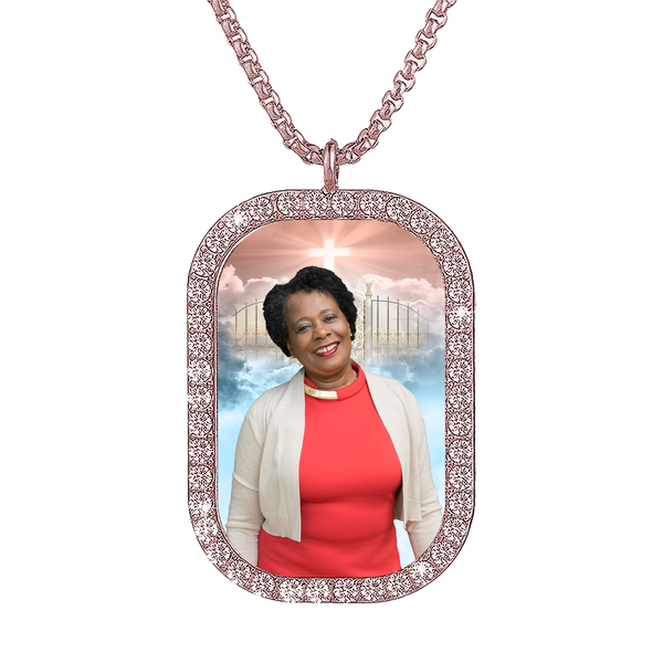 PMM Rhinestone Dog Tag