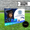 Photo + Logo Graduation Yard Sign