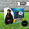 Photo + Logo Graduation Yard Sign