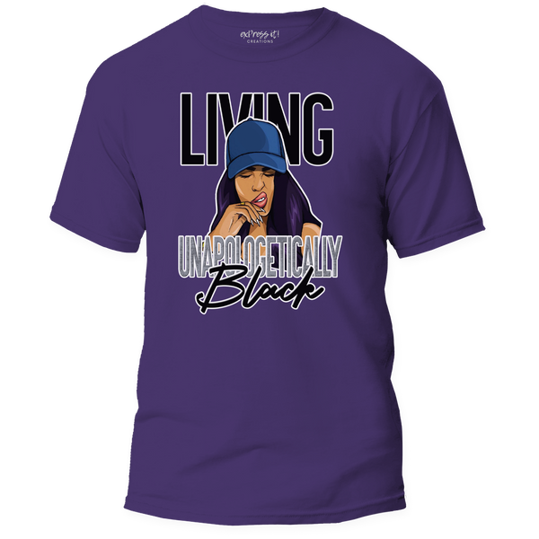 Living Unapologetically Black Graphic Tee