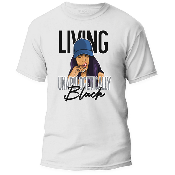 Living Unapologetically Black Graphic Tee
