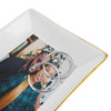 Square Jewelry Tray with Golden Edge