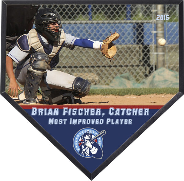 Home Plate Plaque, Baseball , Softball, Personalized Sport Plaque, Award
