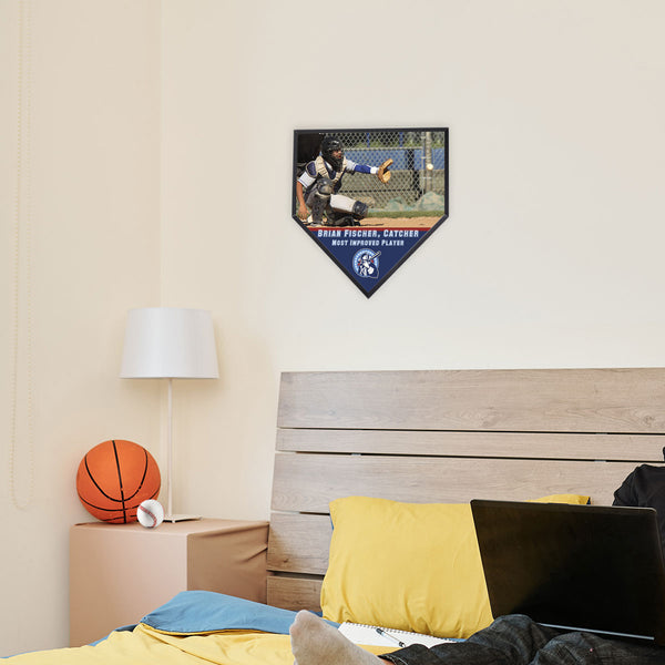 Home Plate Plaque, Baseball , Softball, Personalized Sport Plaque, Award