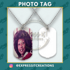 Dog Tag Necklace with Pictures - Add your photos - exPress it! Creations