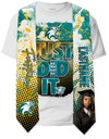 Graduation Premium Adult Center Print Shirt and Stole Combo - exPress it! Creations