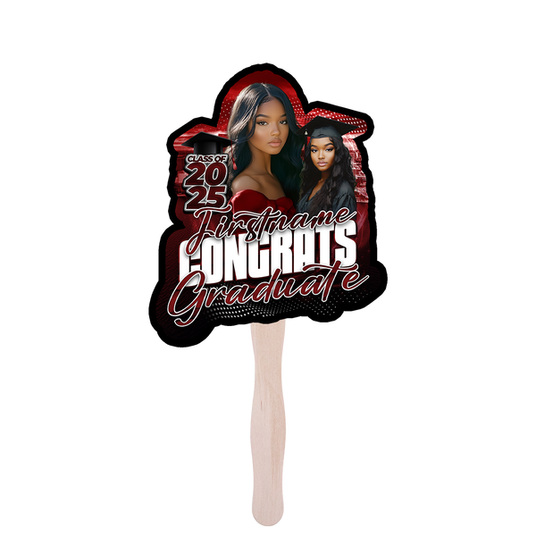 Graduation Fans - Contour Cut