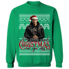 Cancel Christmas Sweatshirt - Knit Background