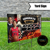 Last Lap Graduation Yard Sign