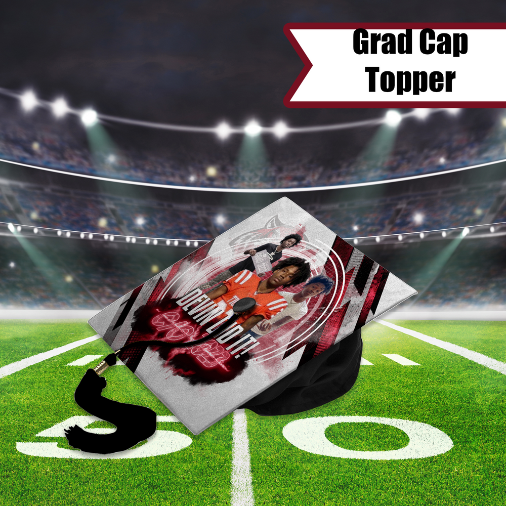 Grad Cap Topper Rugby Graduation Cap Topper – exPress it! Creations